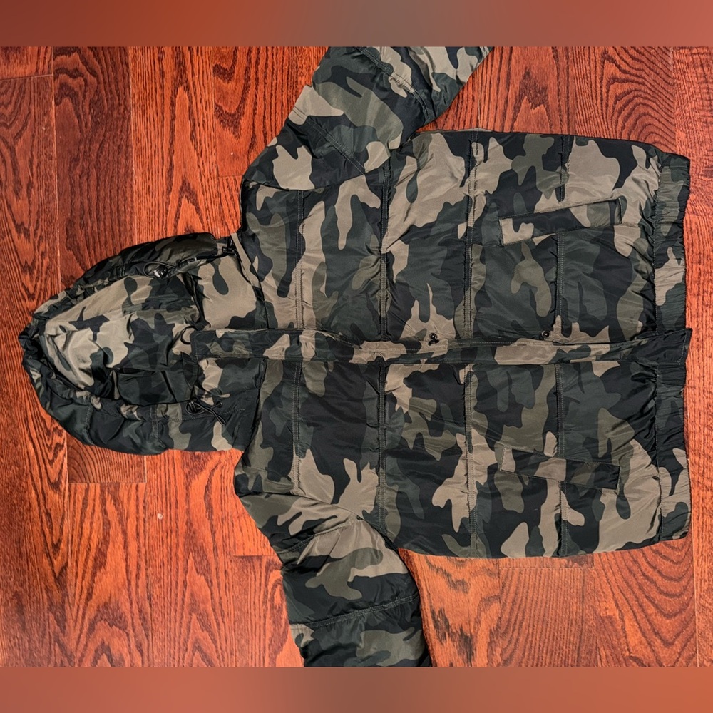army puffer jacket from garge